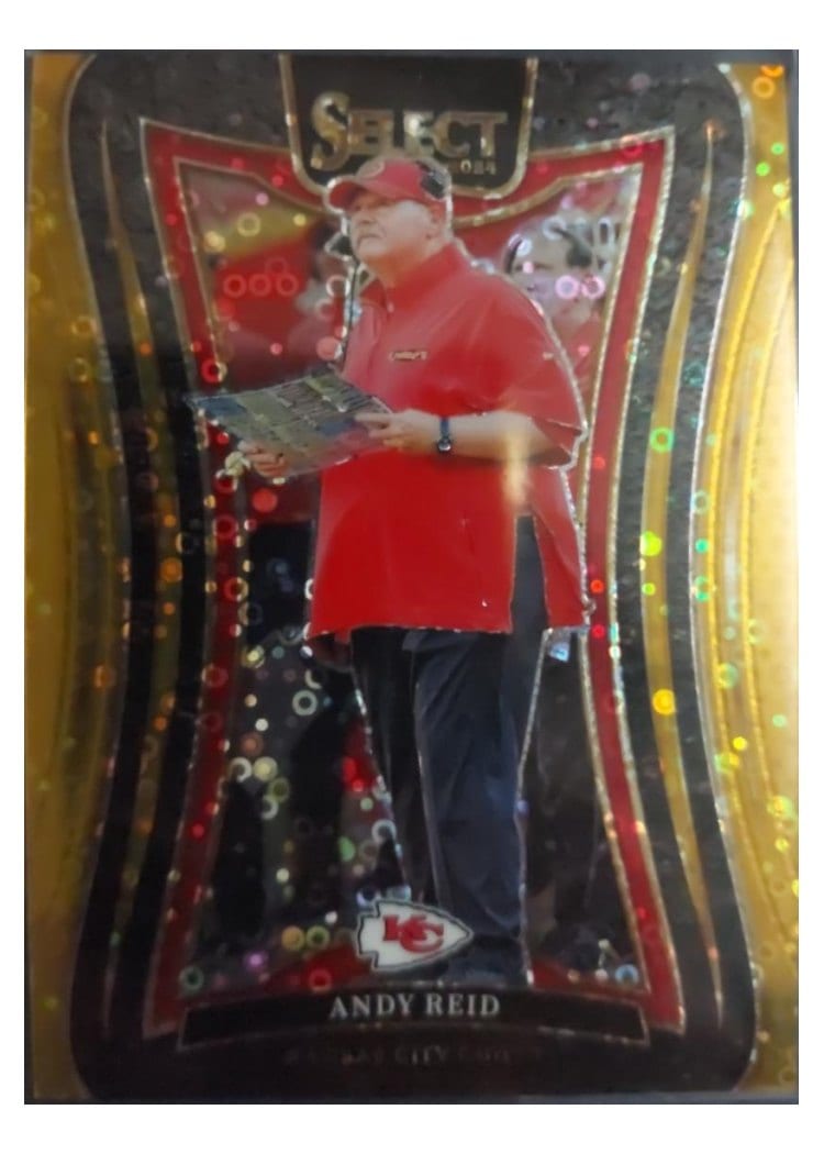 2024 Panini Select Base Set Andy Reid #398 card