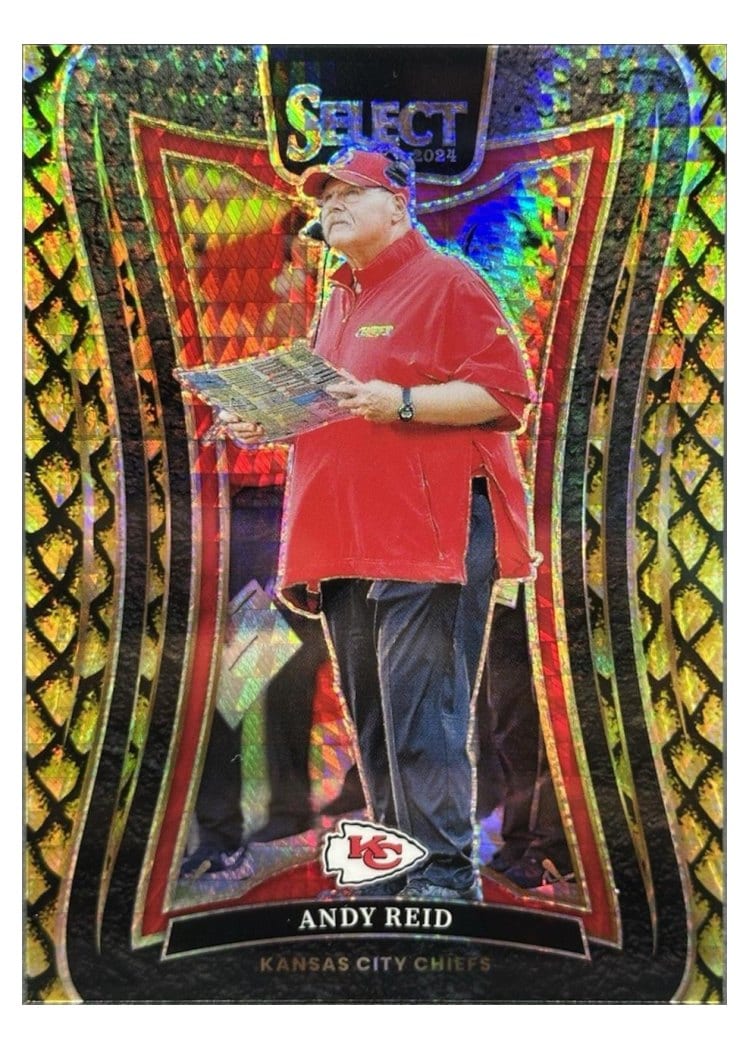 2024 Panini Select Base Set Andy Reid #398 card