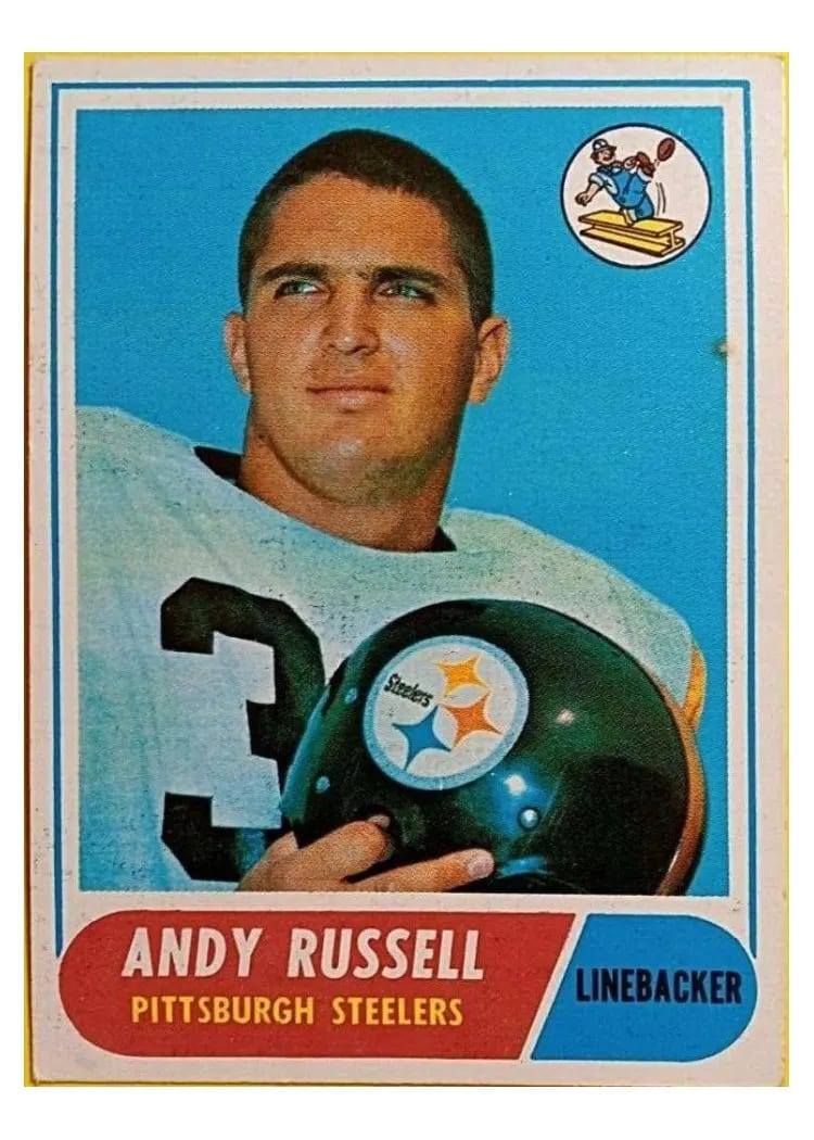 1968 Topps Andy Russell #163 card