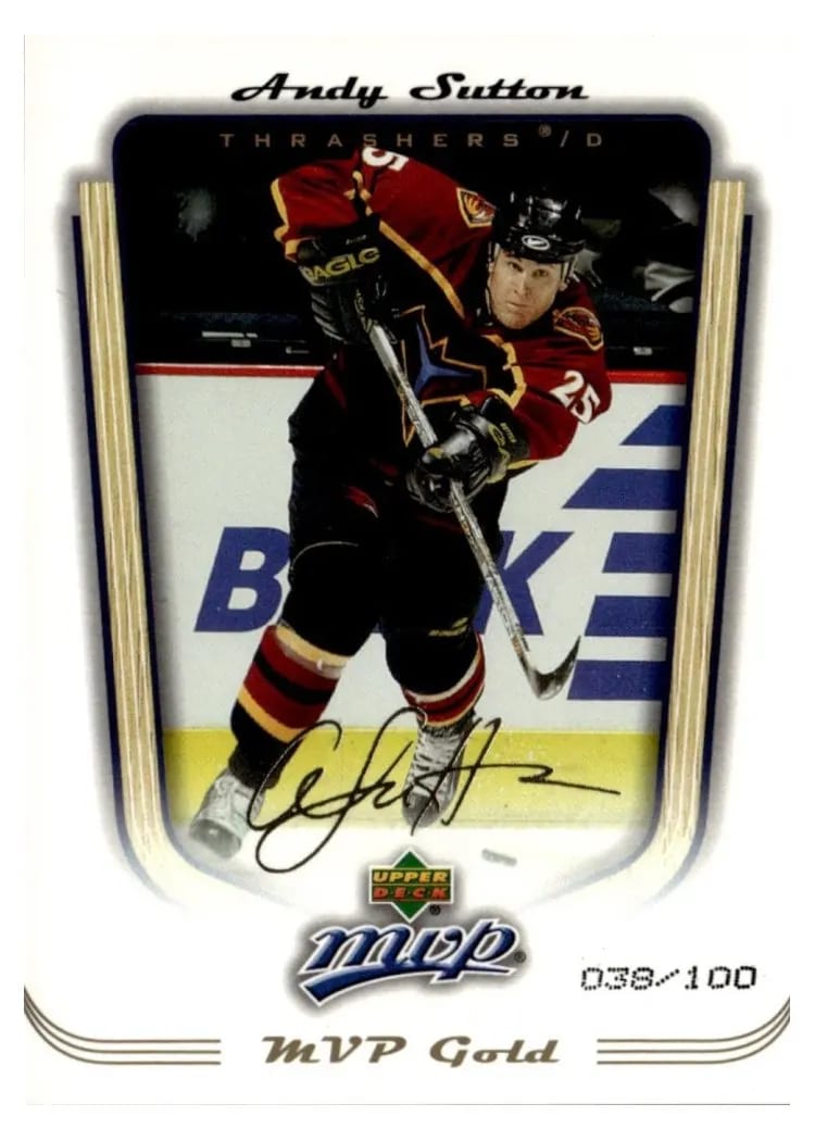 2005 Upper Deck MVP Andy Sutton #17 card