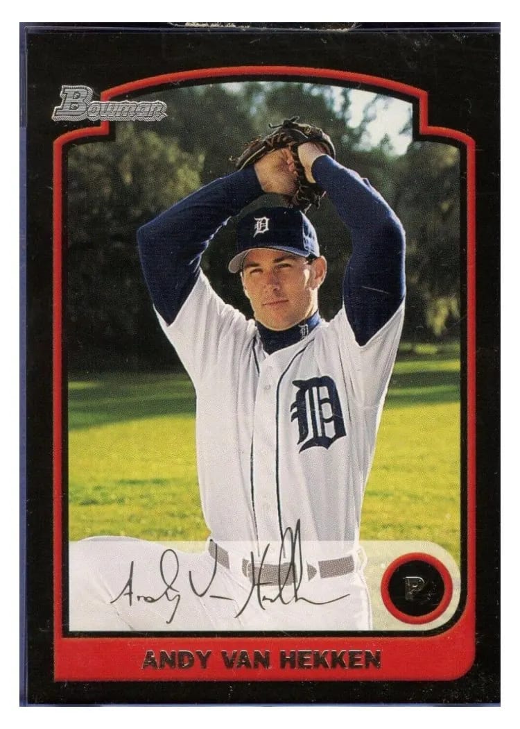 2003 Bowman Andy Van Hekken #6 card
