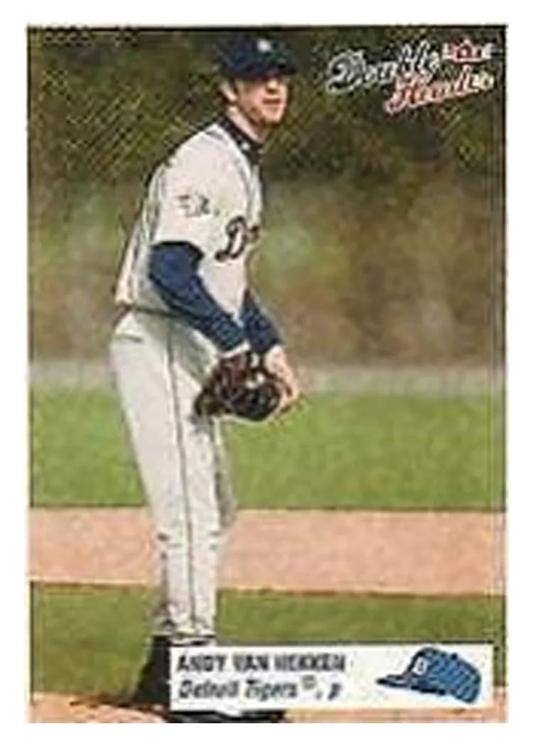 2003 Fleer Double Header Andy Van Hekken #50 card