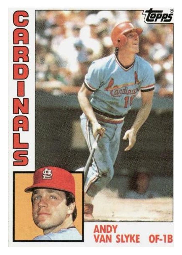 1984 Topps Andy Van Slyke #206 card