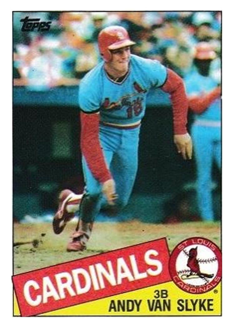 1985 Topps Andy Van Slyke #551 card