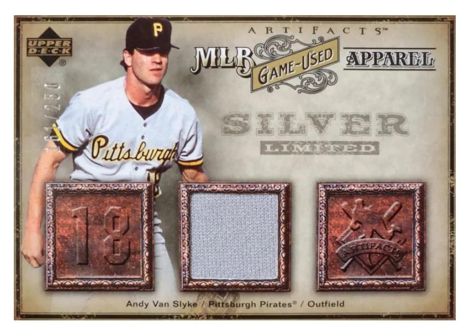 2006 Upper Deck Artifacts MLB Apparel Andy Van Slyke #MLB-AV card