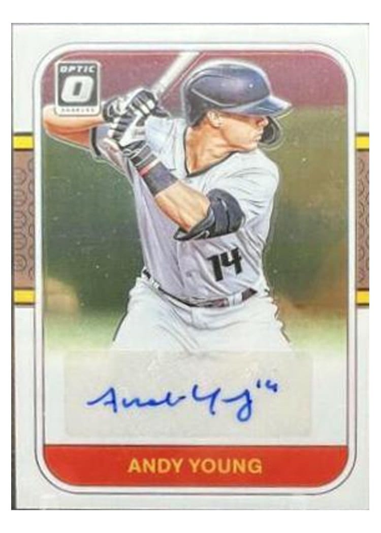 2021 Donruss Optic Retro 1987 Signatures Andy Young #RS87-AY card