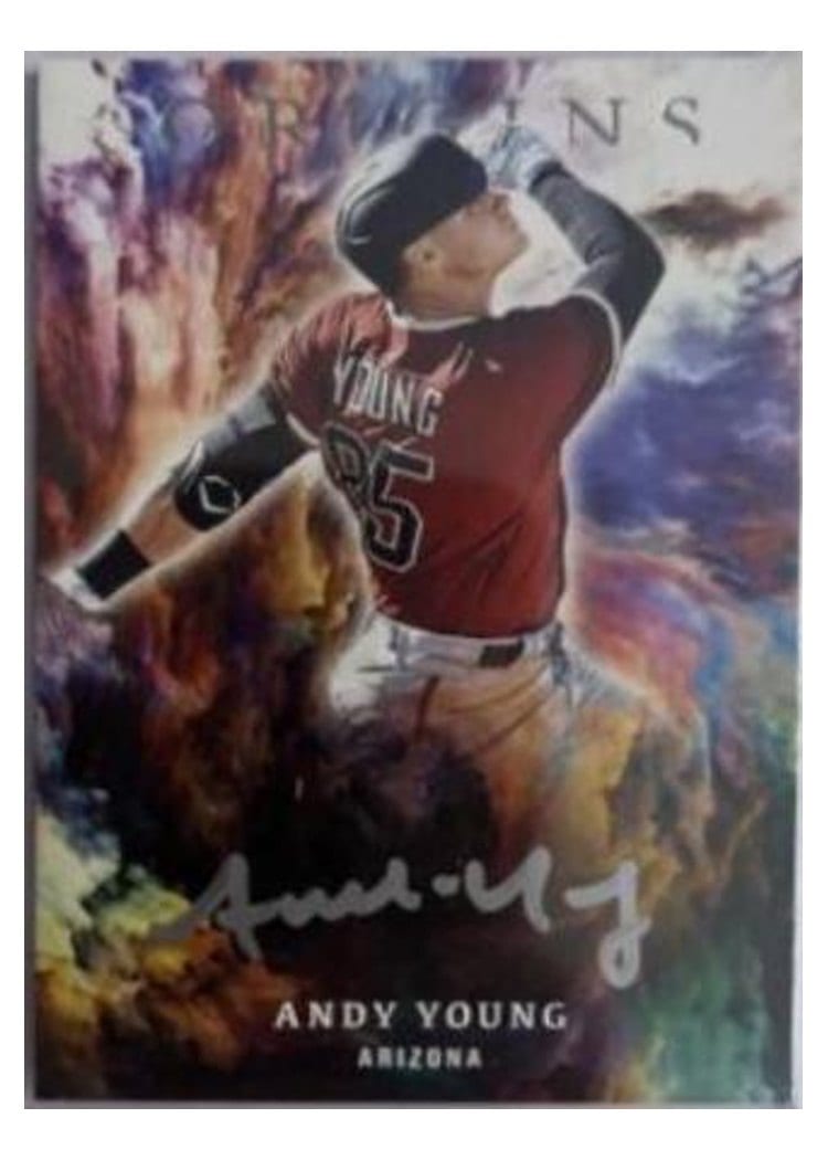2021 Panini Chronicles Origins Signatures Silver Ink Andy Young #OS-AY card