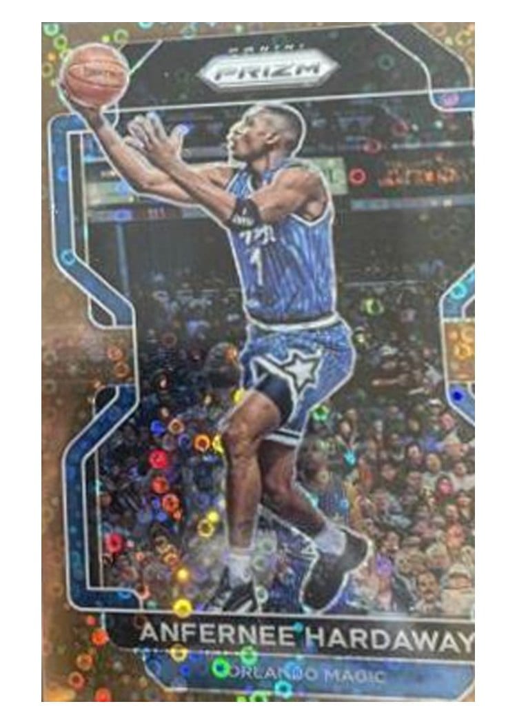 2021-22 Panini Prizm Base Set Anfernee Hardaway Fast Break Bronze Prizm #294 card