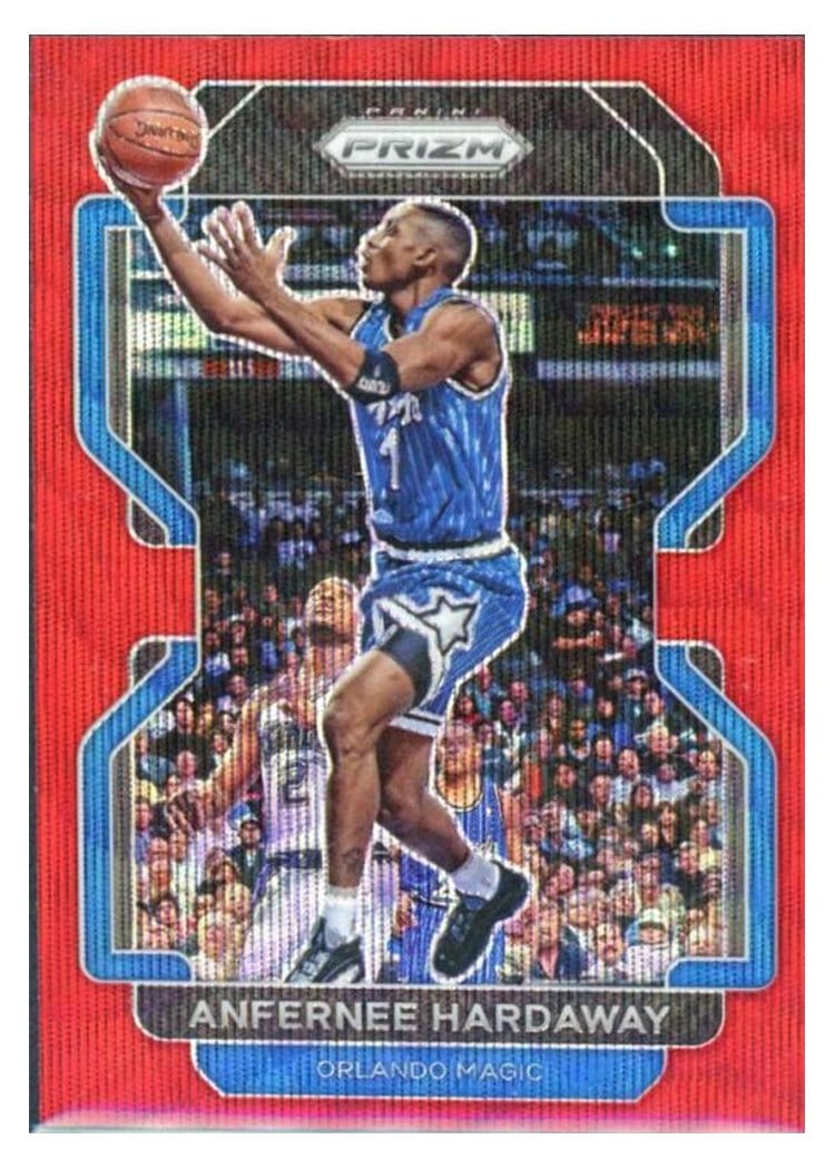 2021-22 Panini Prizm Base Set Anfernee Hardaway Red Gold Wave #294 card