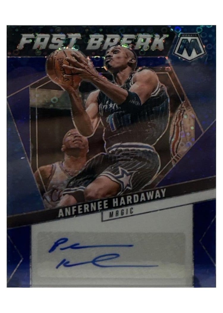 2024-25 Panini Mosaic Autographs Fast Break Anfernee Hardaway #AFB-ANF card