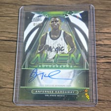 2025-26 Topps Cosmic Chrome Alien Autographs Anfernee Hardaway #AA-AH card