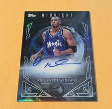 2025-26 Topps Midnight Midnight Sun Signatures Anfernee Hardaway #MS-AH card