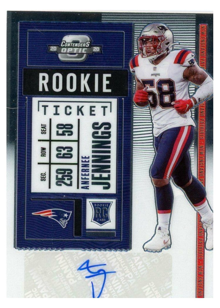 2020 Panini Contenders Optic Base Set Anfernee Jennings #178 card