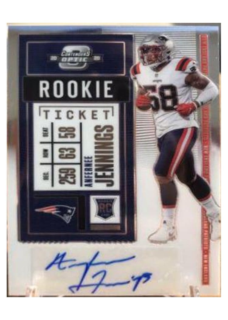 2020 Panini Contenders Optic Base Set Anfernee Jennings #178 card