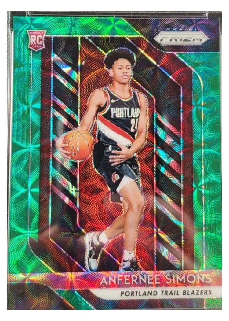 2018-19 Panini Prizm Base Set Anfernee Simons #61 card