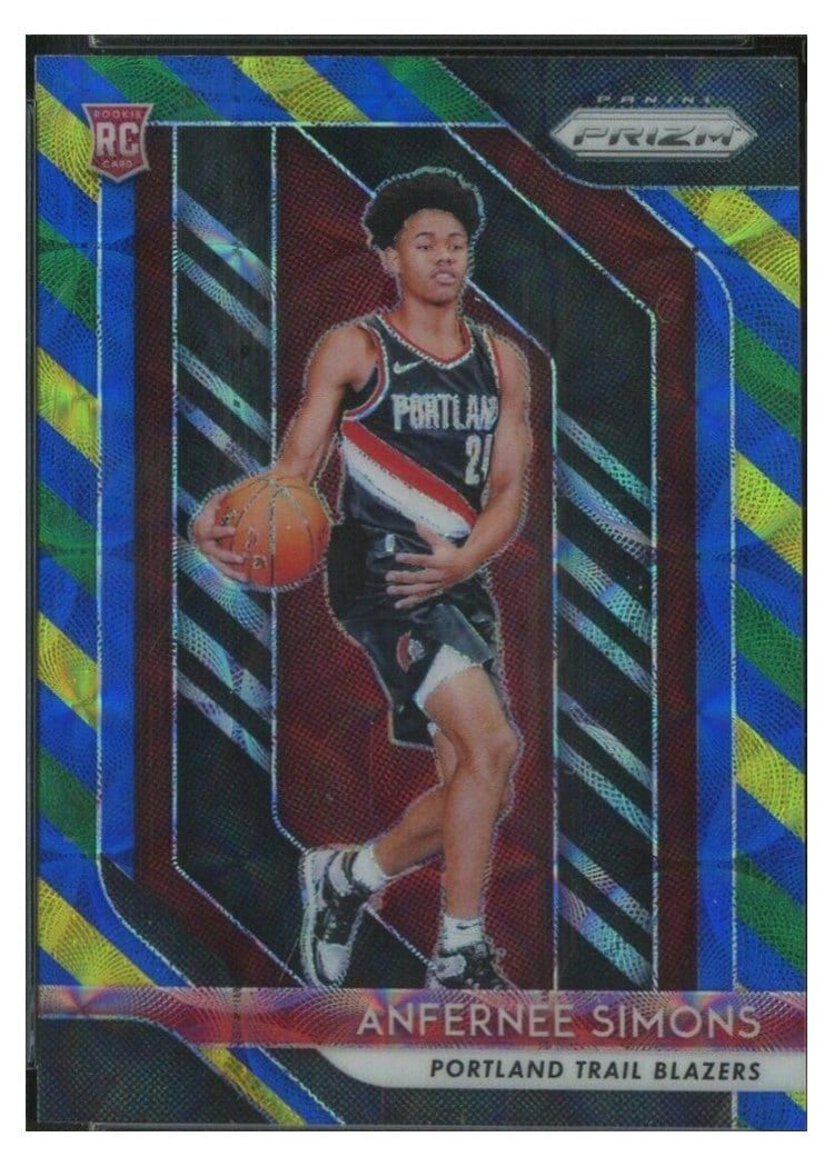 2018-19 Panini Prizm Base Set Anfernee Simons #61 card