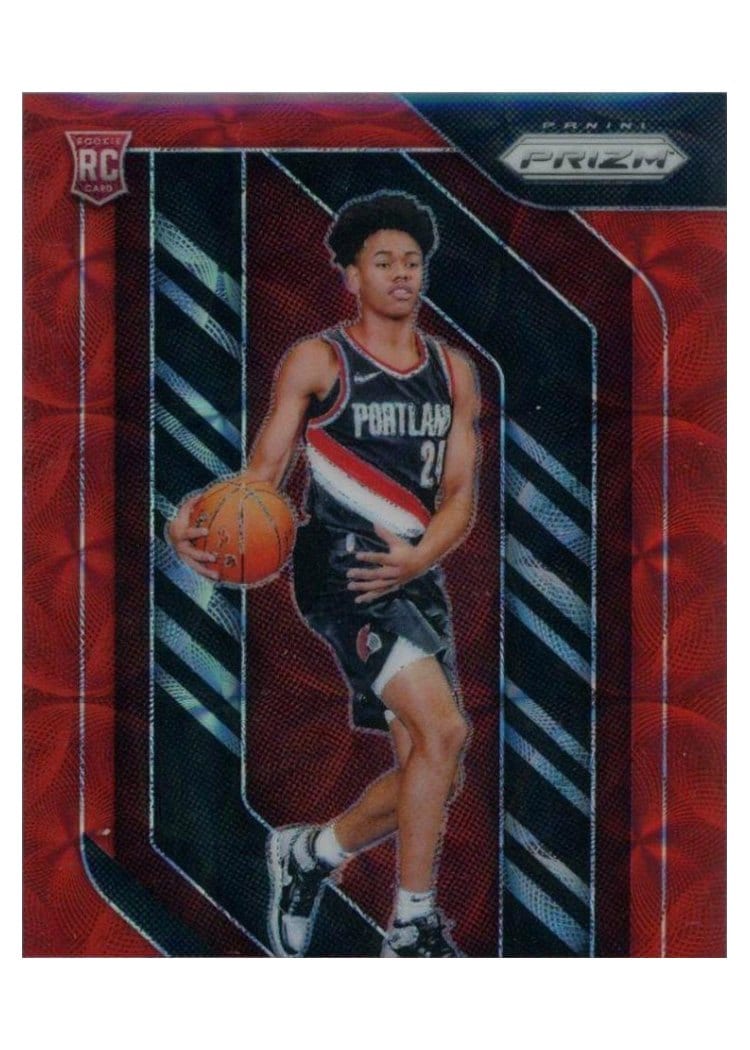 2018-19 Panini Prizm Base Set Anfernee Simons #61 card