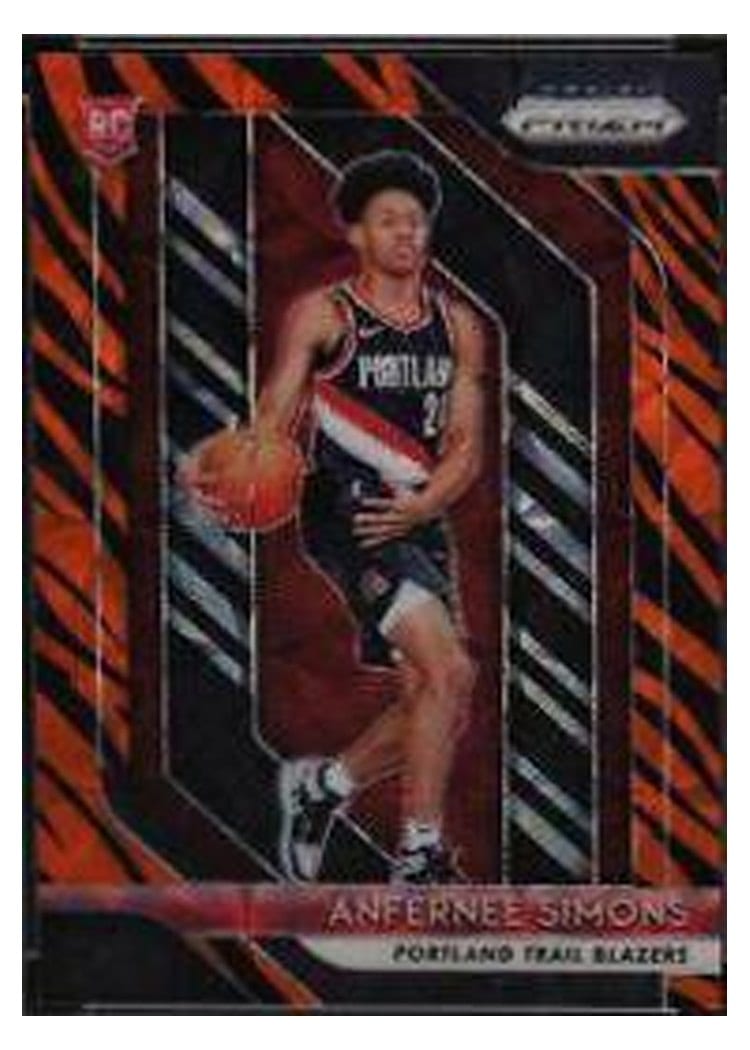 2018-19 Panini Prizm Base Set Anfernee Simons #61 card