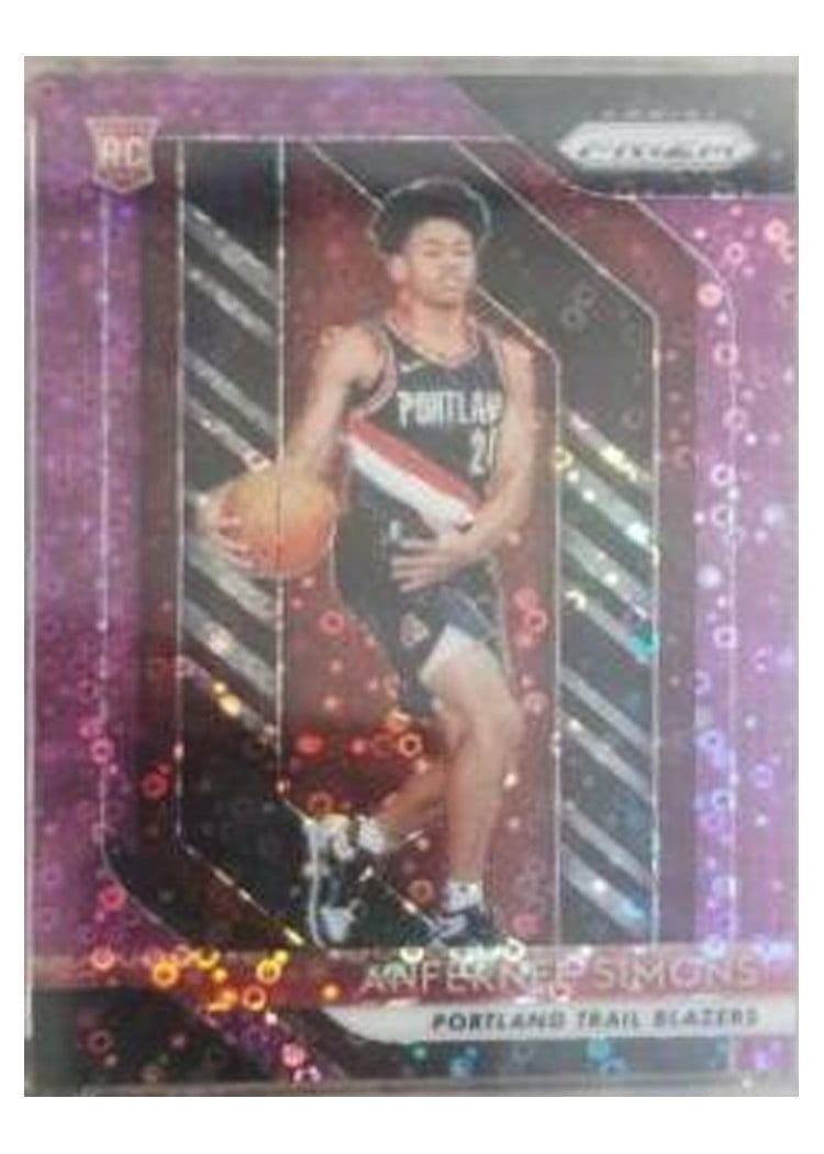 2018-19 Panini Prizm Base Set Anfernee Simons #61 card