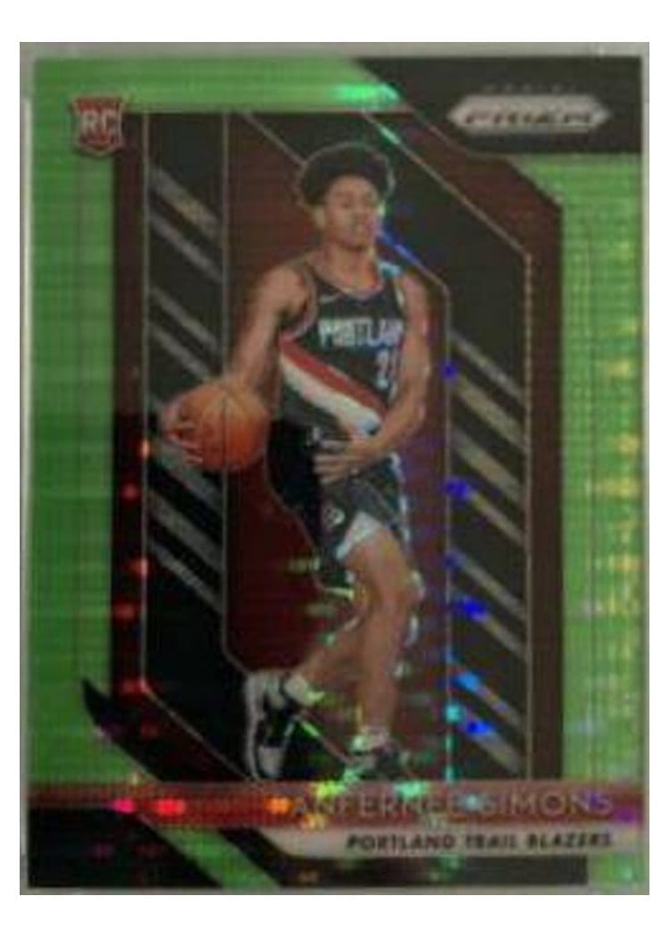 2018-19 Panini Prizm Base Set Anfernee Simons #61 card