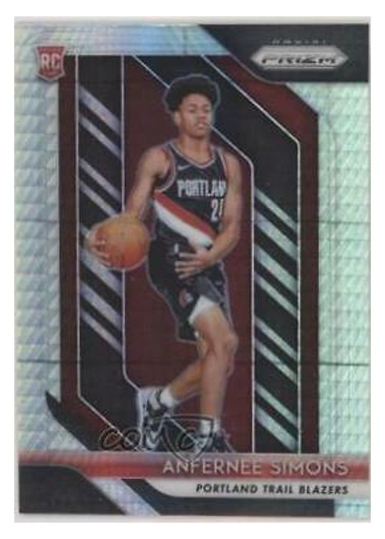 2018-19 Panini Prizm Base Set Anfernee Simons #61 card
