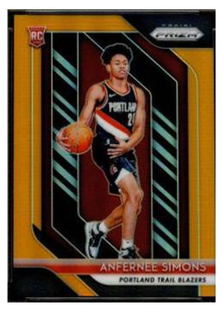 2018-19 Panini Prizm Base Set Anfernee Simons #61 card