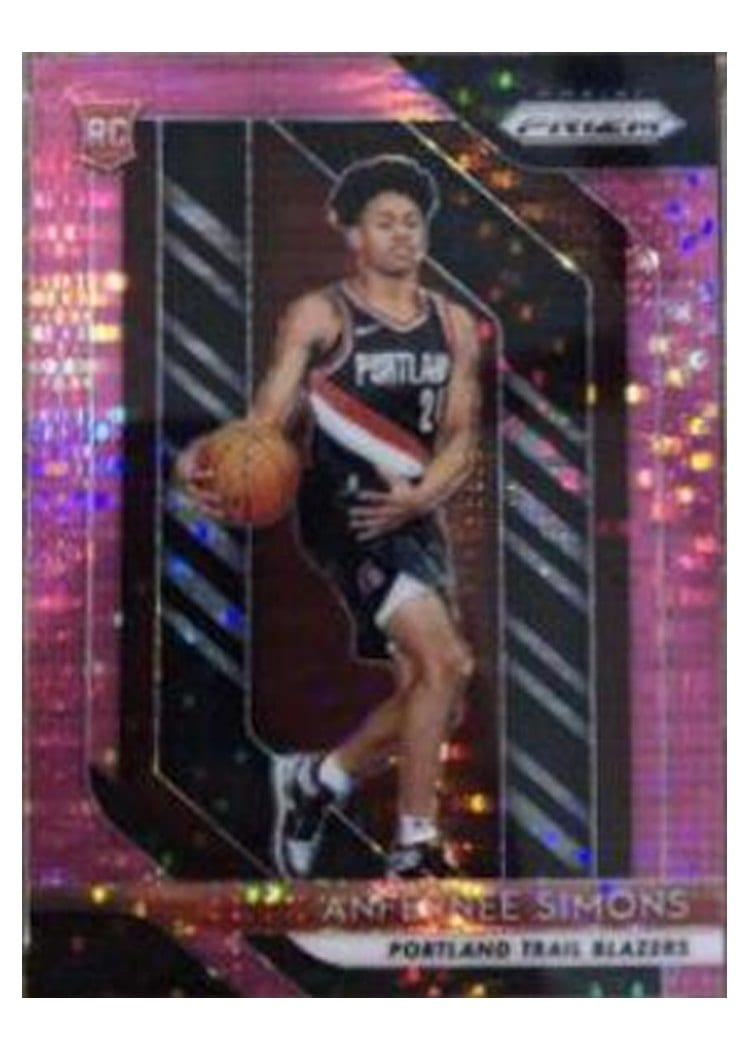 2018-19 Panini Prizm Base Set Anfernee Simons #61 card