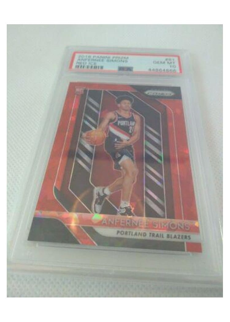 2018-19 Panini Prizm Base Set Anfernee Simons #61 card