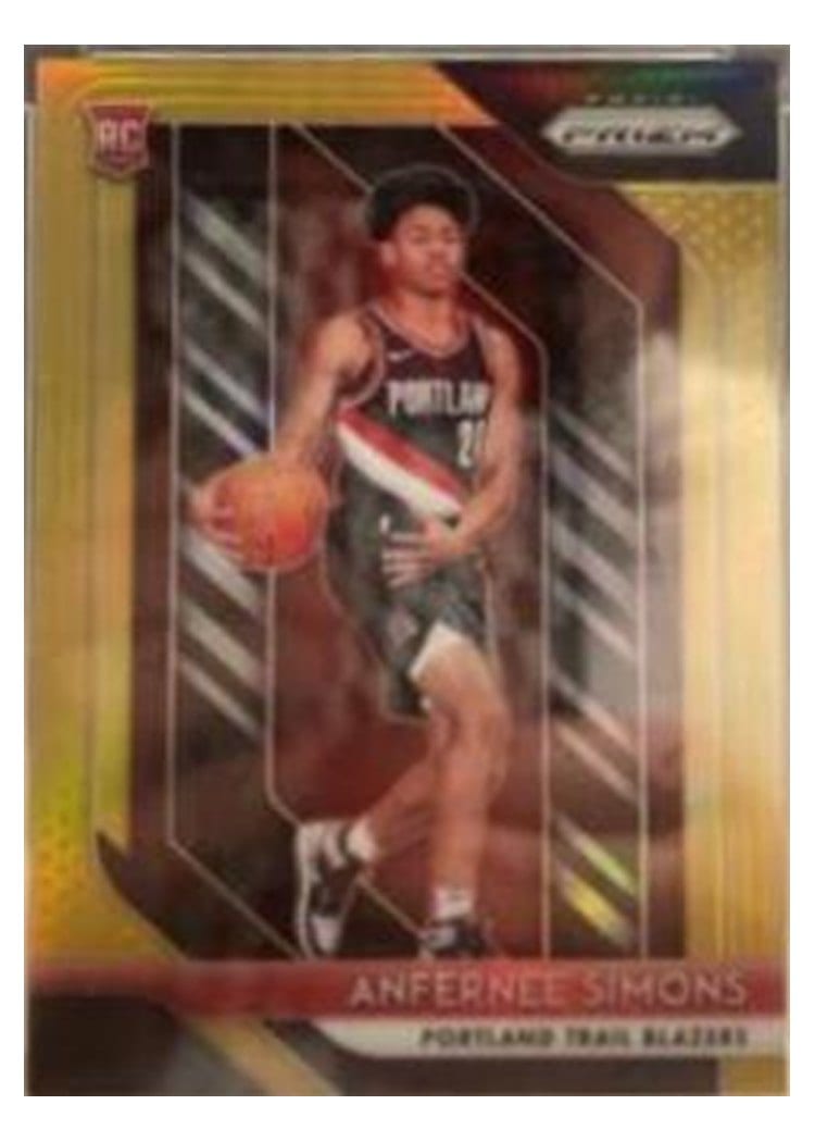 2018-19 Panini Prizm Base Set Anfernee Simons #61 card