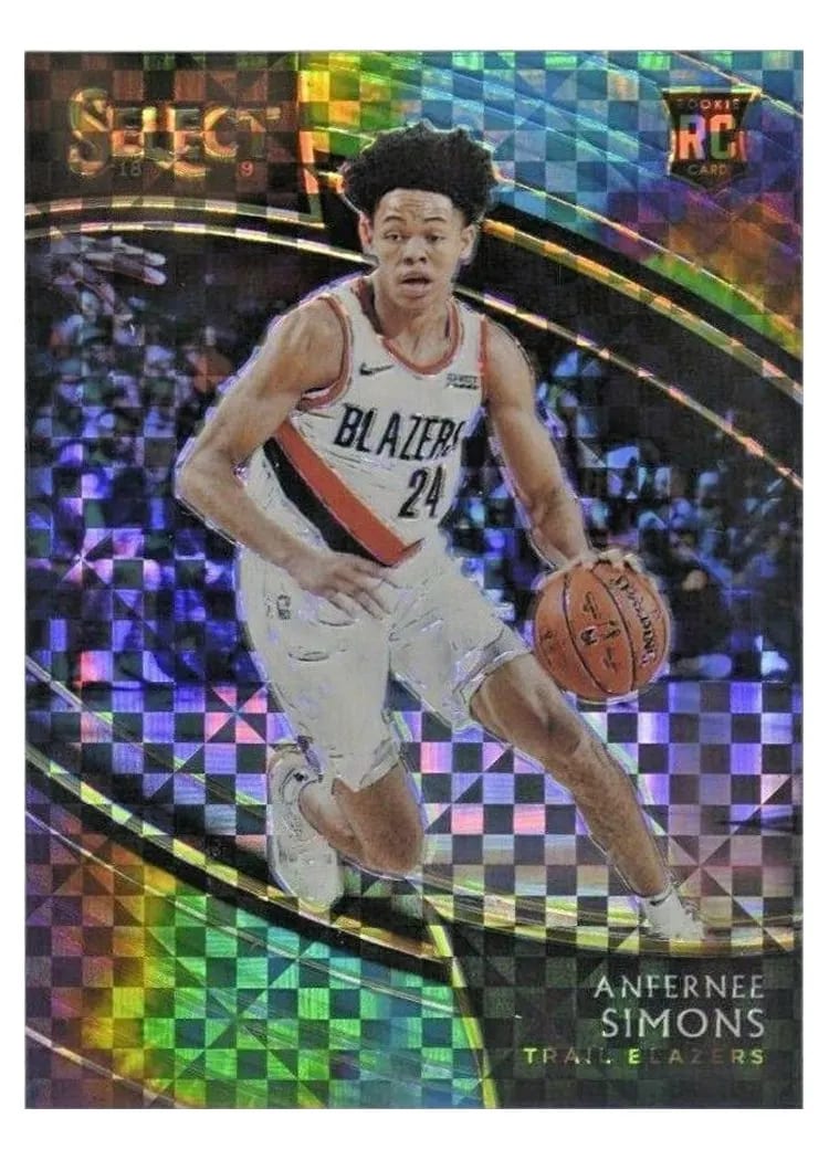 2018 Panini Select Anfernee Simons #233 card