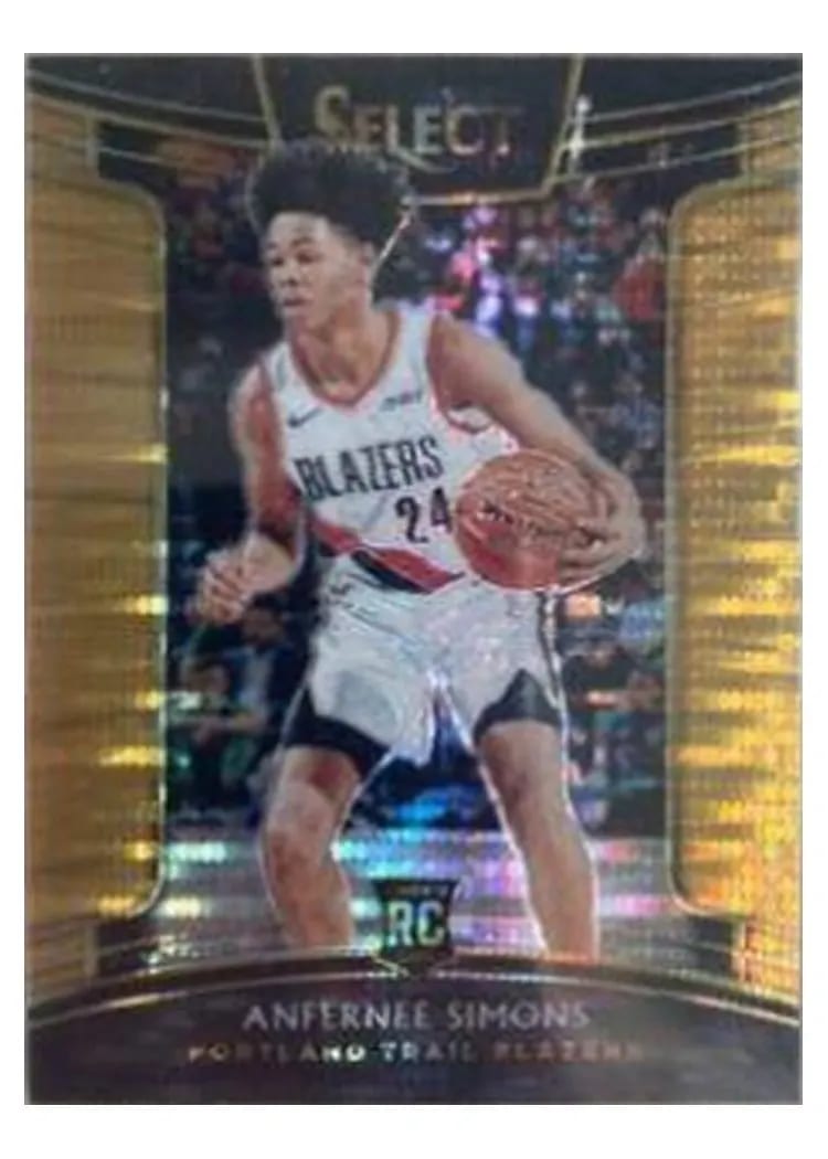 2018 Panini Select Anfernee Simons #39 card