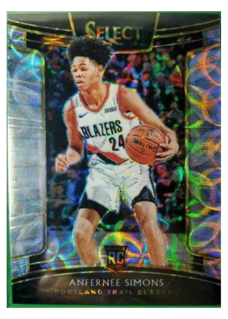 2018 Panini Select Anfernee Simons #39 card