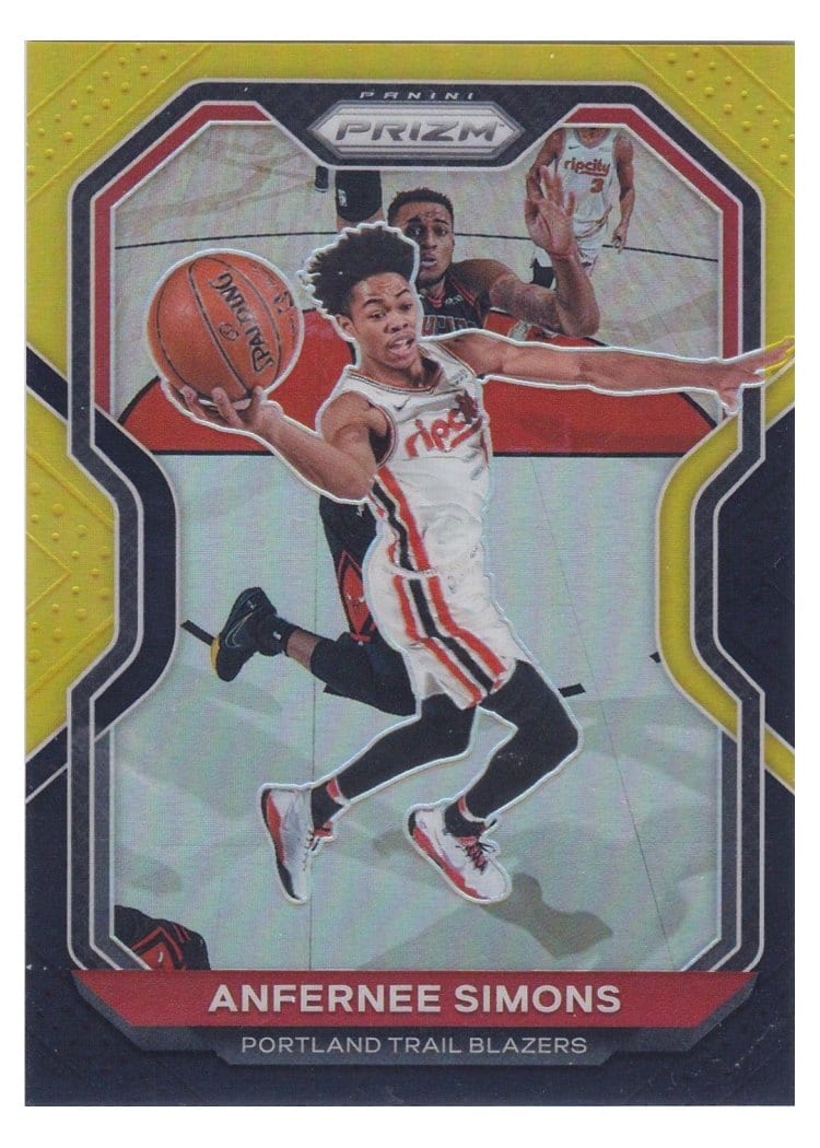 2020-21 Panini Prizm Base Set Anfernee Simons #24 card
