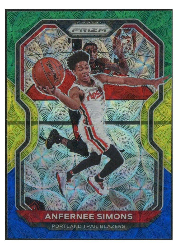 2020-21 Panini Prizm Base Set Anfernee Simons #24 card