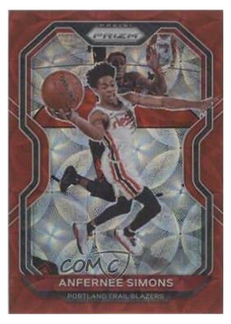 2020-21 Panini Prizm Base Set Anfernee Simons #24 card