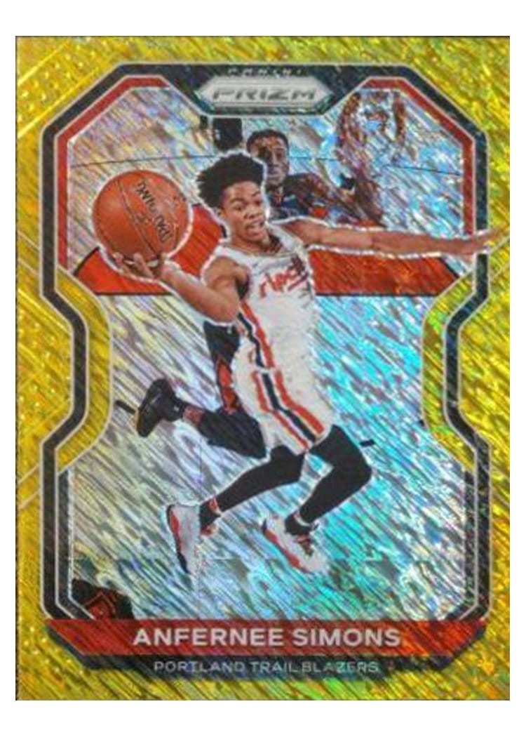 2020-21 Panini Prizm Base Set Anfernee Simons #24 card