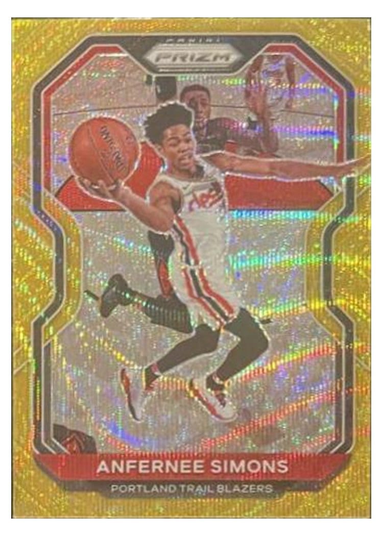 2020-21 Panini Prizm Base Set Anfernee Simons #24 card