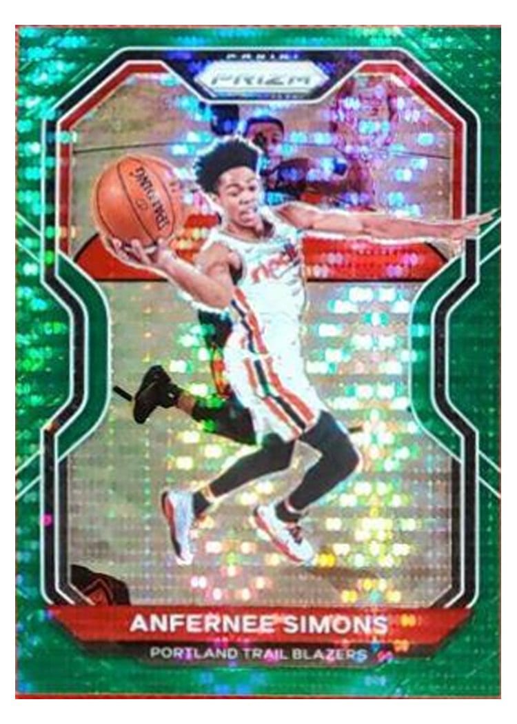 2020-21 Panini Prizm Base Set Anfernee Simons #24 card