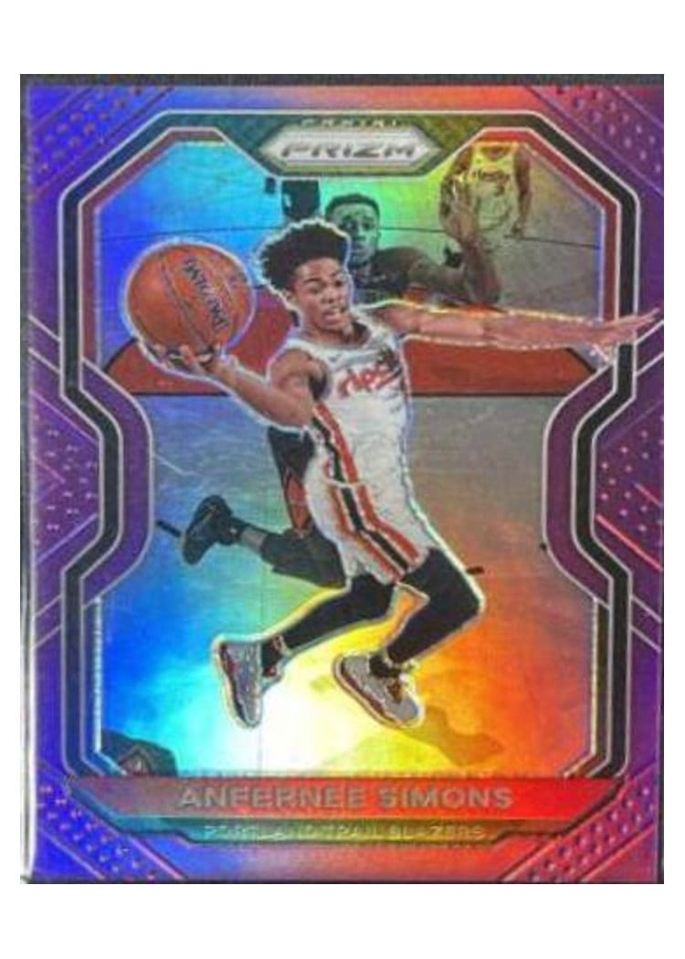2020-21 Panini Prizm Base Set Anfernee Simons #24 card
