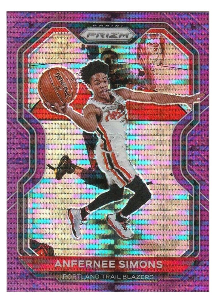 2020-21 Panini Prizm Base Set Anfernee Simons #24 card