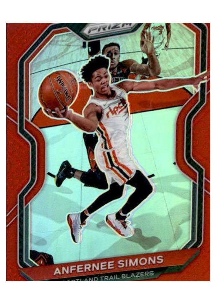 2020-21 Panini Prizm Base Set Anfernee Simons #24 card