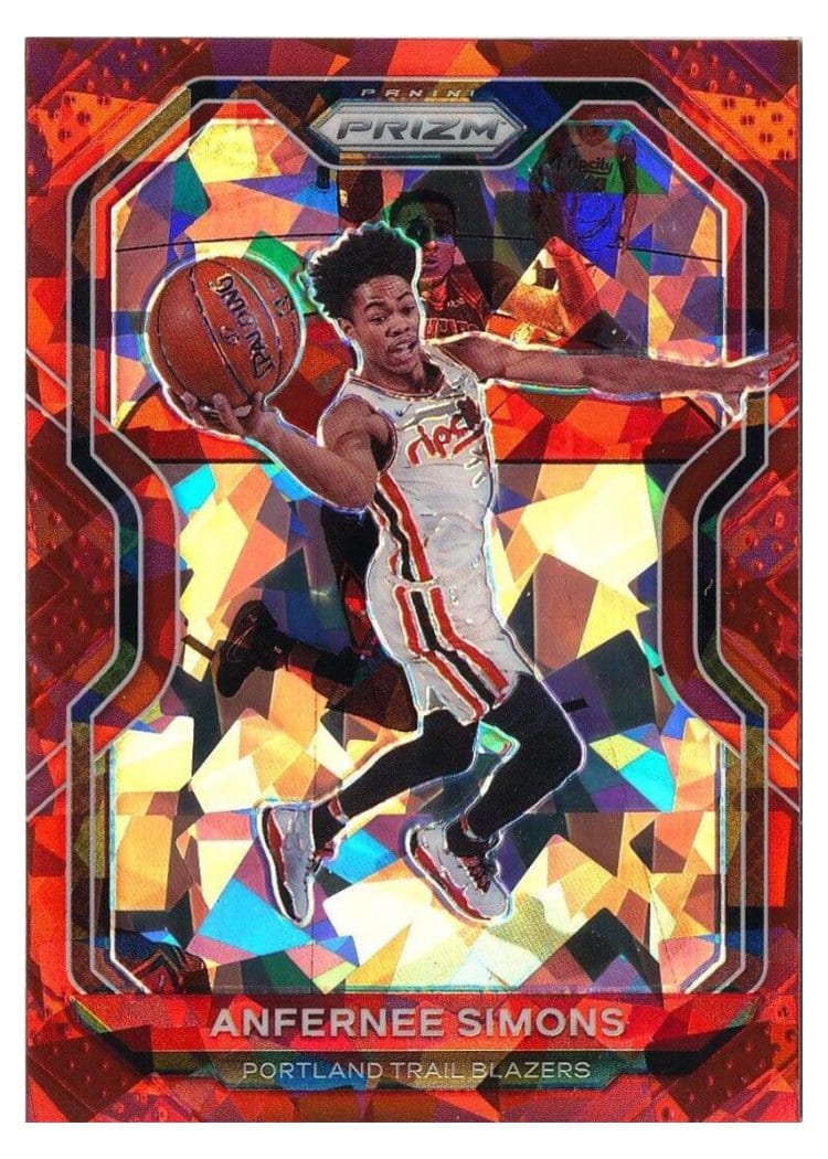 2020-21 Panini Prizm Base Set Anfernee Simons #24 card