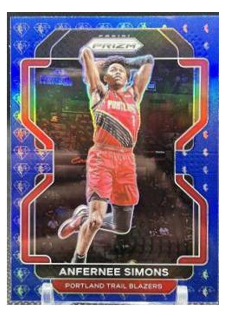 2021-22 Panini Prizm Base Set Anfernee Simons #168 card