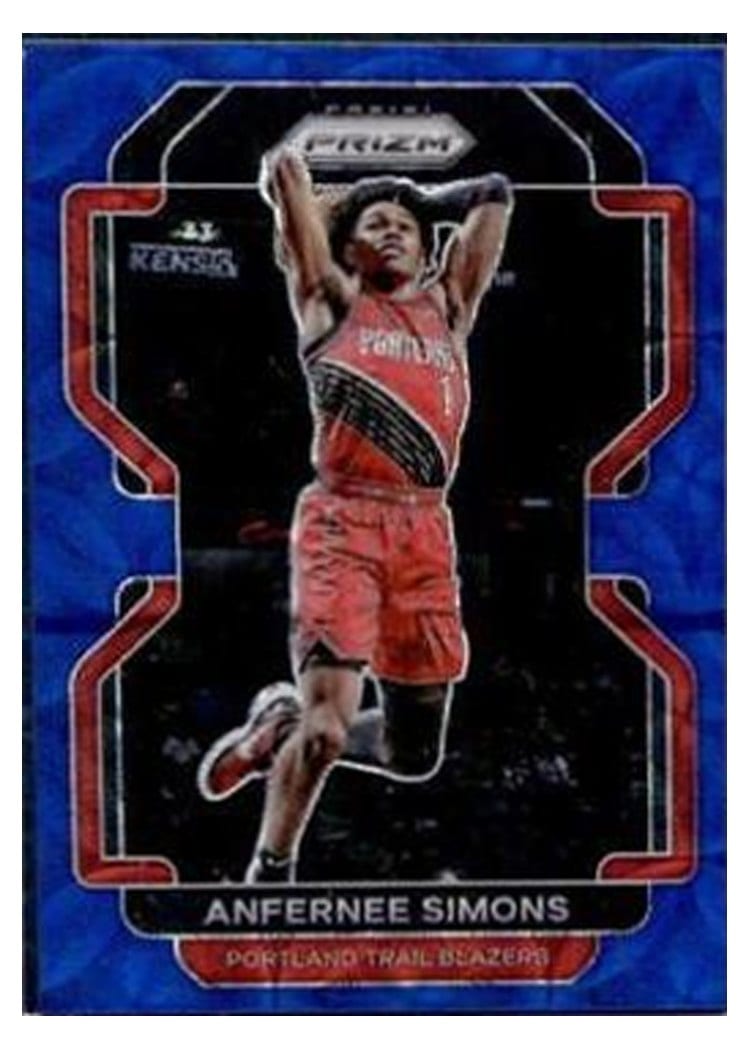 2021-22 Panini Prizm Base Set Anfernee Simons #168 card