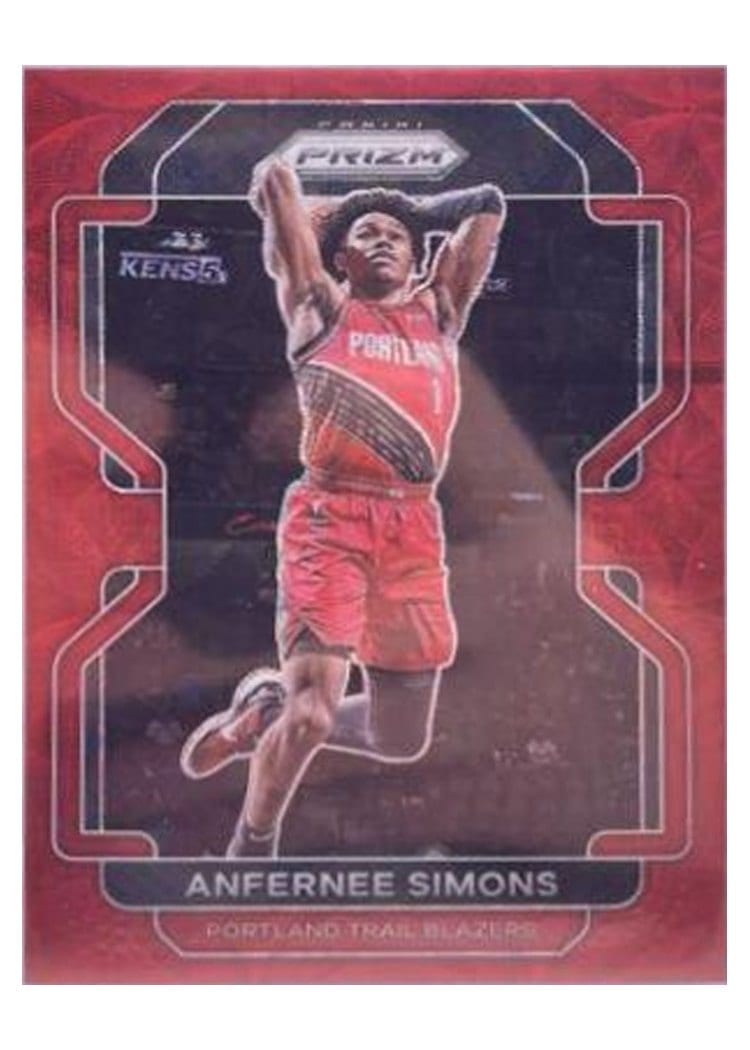 2021-22 Panini Prizm Base Set Anfernee Simons #168 card