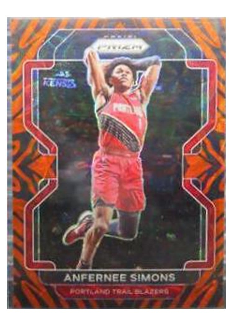 2021-22 Panini Prizm Base Set Anfernee Simons #168 card
