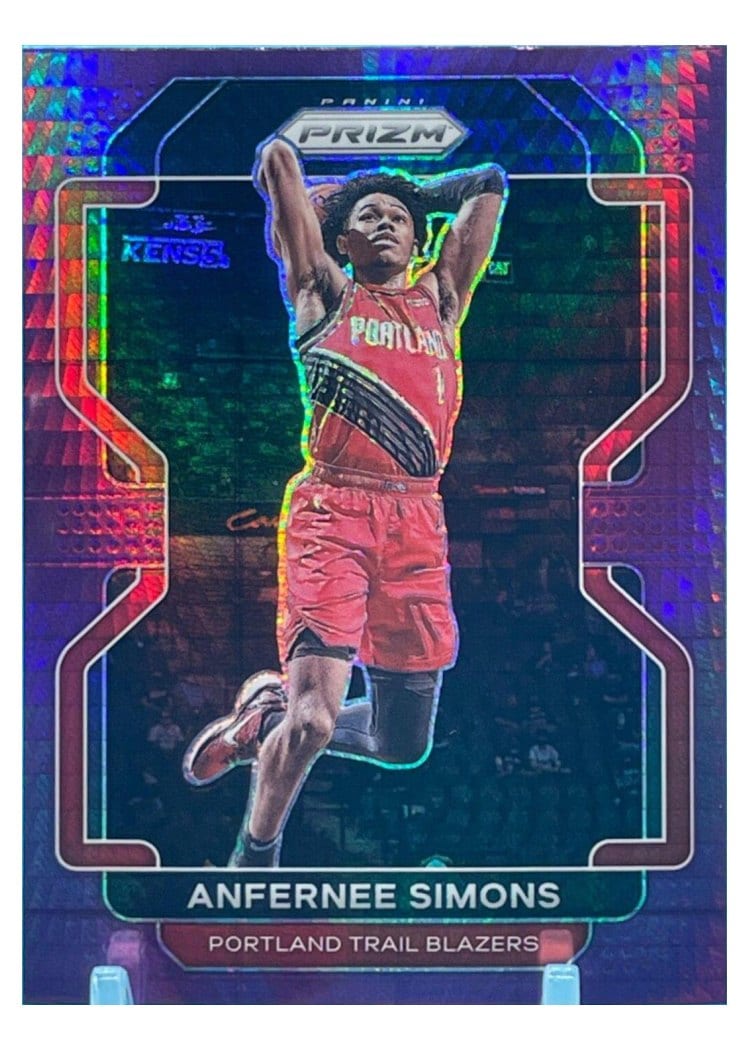 2021-22 Panini Prizm Base Set Anfernee Simons #168 card