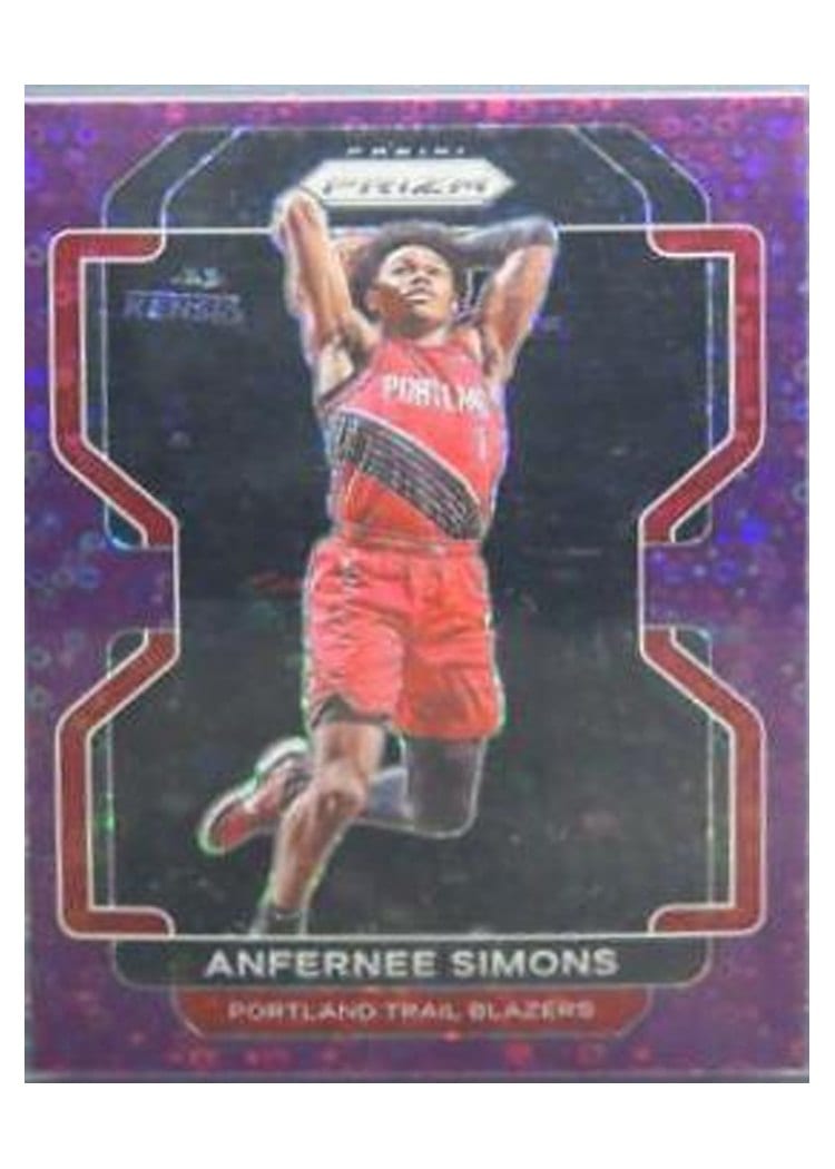 2021-22 Panini Prizm Base Set Anfernee Simons #168 card