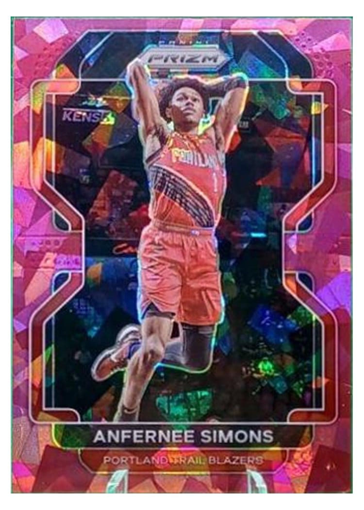 2021-22 Panini Prizm Base Set Anfernee Simons #168 card