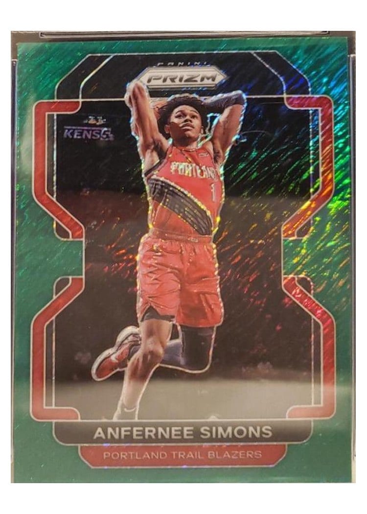 2021-22 Panini Prizm Base Set Anfernee Simons #168 card